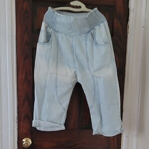 We the Free Lu a Crop Harem Jeans